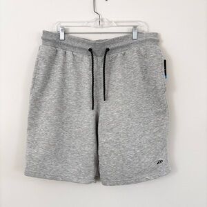 NWT gray fleece shorts w/pockets